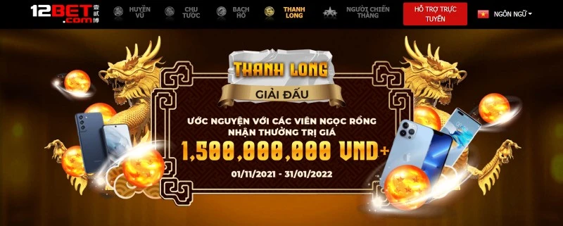 Các chương trình được 12Bet tổ chức 
