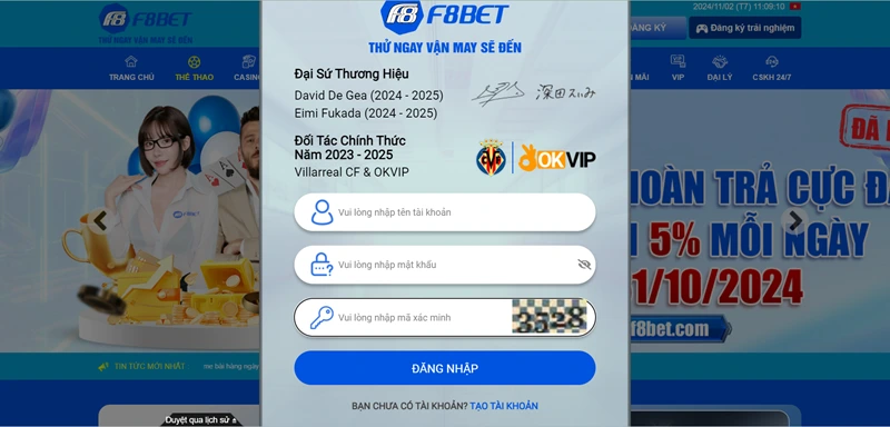 F8bet8 Com đăng nhập