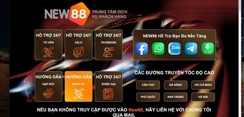 Cách liên hệ với dịch vụ hỗ trợ khách hàng tại nhà cái New88 Cách liên hệ với dịch vụ hỗ trợ khách hàng tại nhà cái New88