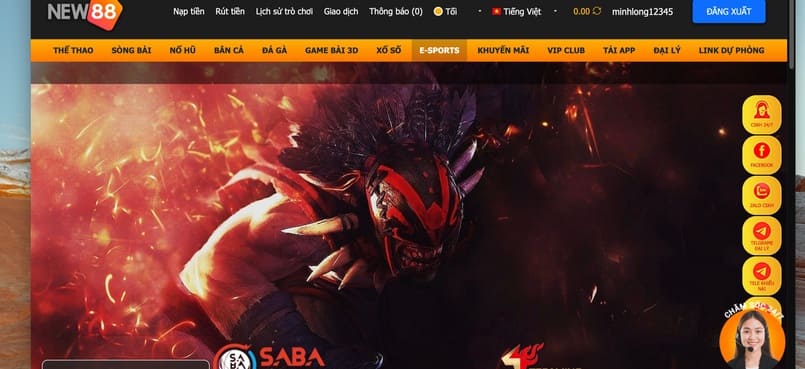 Thể thao điện tử eSport cùng New88 Thể thao điện tử eSport cùng New88