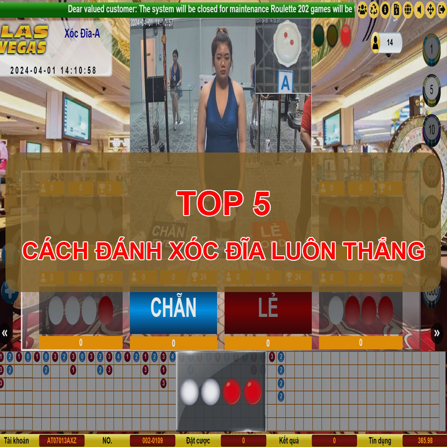 5 cách đánh xóc đĩa online luôn thắng từ cao thủ