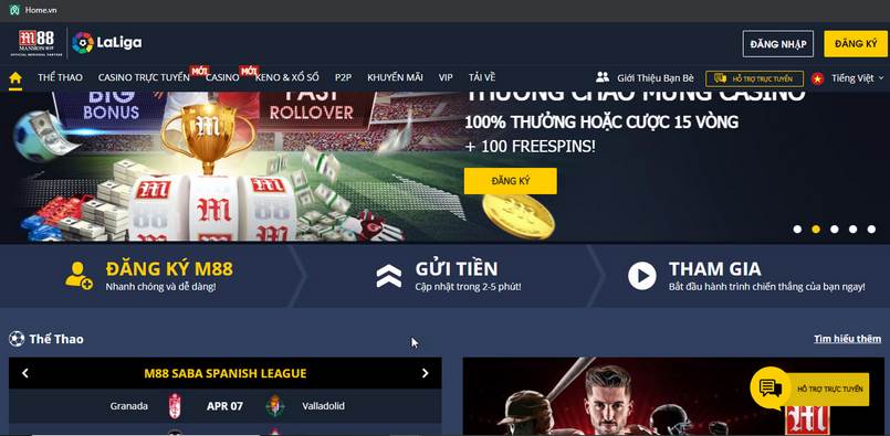 Cập nhật các trò chơi cá cược cùng M88 Cập nhật các trò chơi cá cược cùng M88