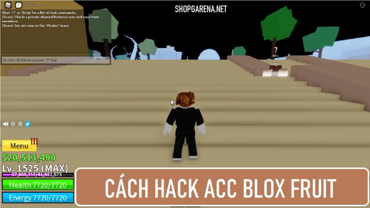 Cach Hack Acc Blox Fruit