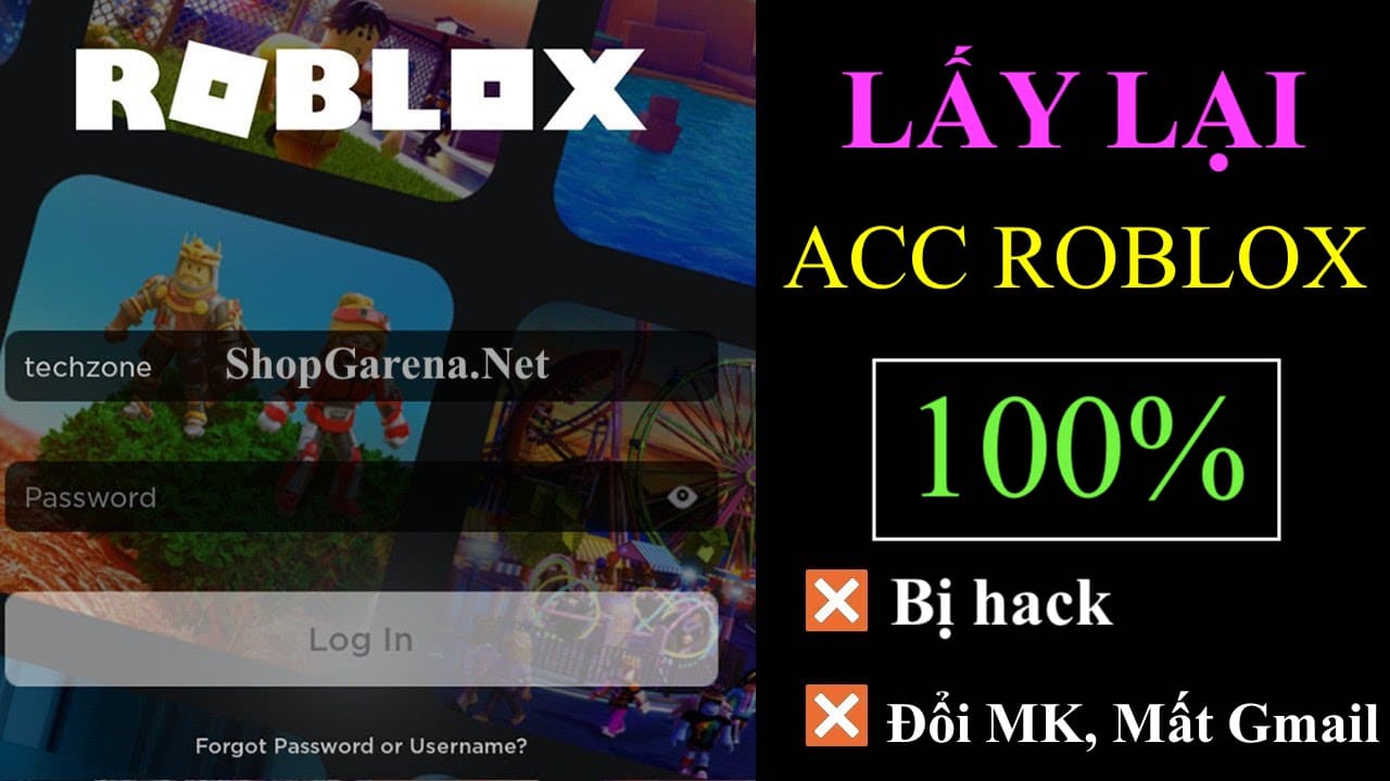 Cach Lay lai acc
