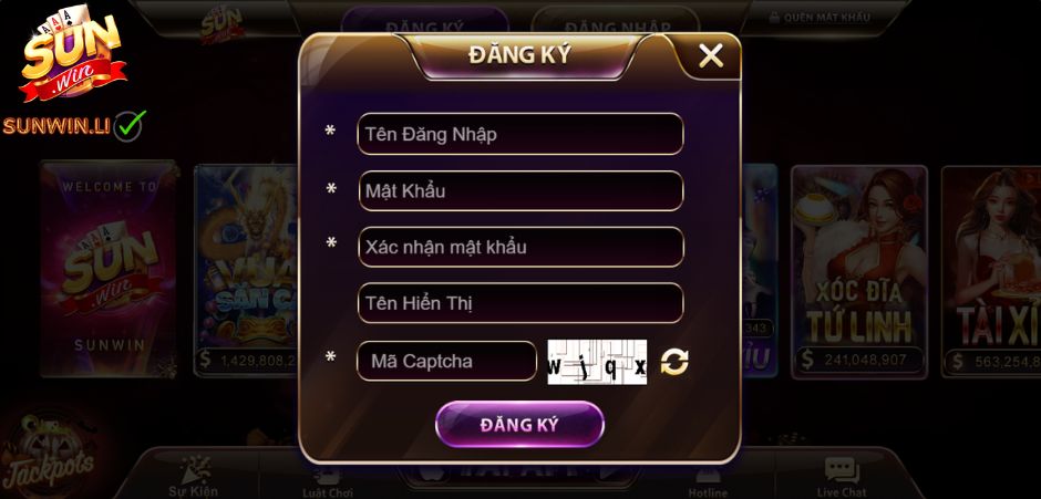 Đăng ký sunwin, hướng dẫn đăng ký chi tiết