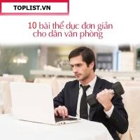 Động tác thể dục đơn giản tại chỗ cho dân văn phòng