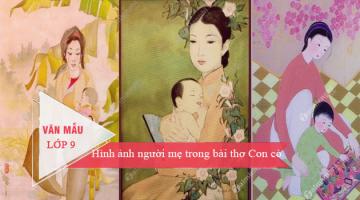 Bài văn cảm nhận về hình ảnh người mẹ trong bài thơ 