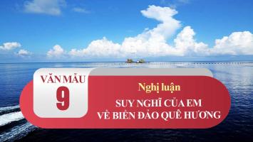Bài văn nghị luận về biển đảo quê hương (lớp 9) hay nhất