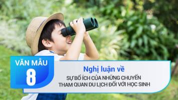 Bài văn nghị luận về lợi ích của việc tham quan du lịch đối với học sinh (lớp 8) hay nhất