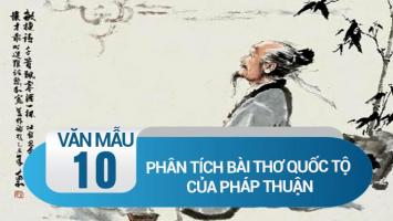 Bài văn phân tích bài thơ 