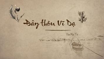 Bài văn phân tích bức tranh thiên nhiên trong bài thơ 