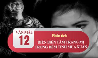 Bài văn phân tích diễn biến tâm trạng nhân vật Mị trong đêm tình mùa xuân trong 