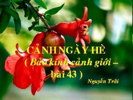 Bài văn phân tích tác phẩm 