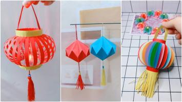 Cách làm đèn Trung thu bằng giấy cực kì đơn giản