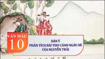 Dàn ý phân tích tác phẩm 