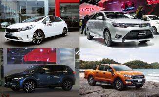 Mẫu xe ô tô bán chạy nhất trong tháng 1/2019