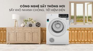 Sản phẩm máy sấy quần áo Electrolux được tin dùng nhất hiện nay