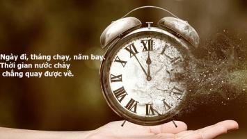Tản văn viết về thời gian hay nhất