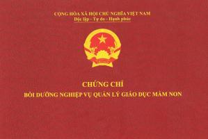 Địa chỉ đào tạo chứng chỉ quản lý giáo dục mầm non tốt nhất Cần Thơ