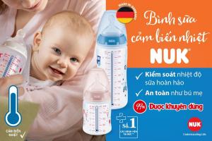 Ưu điểm của bình sữa cảm biến nhiệt NUK