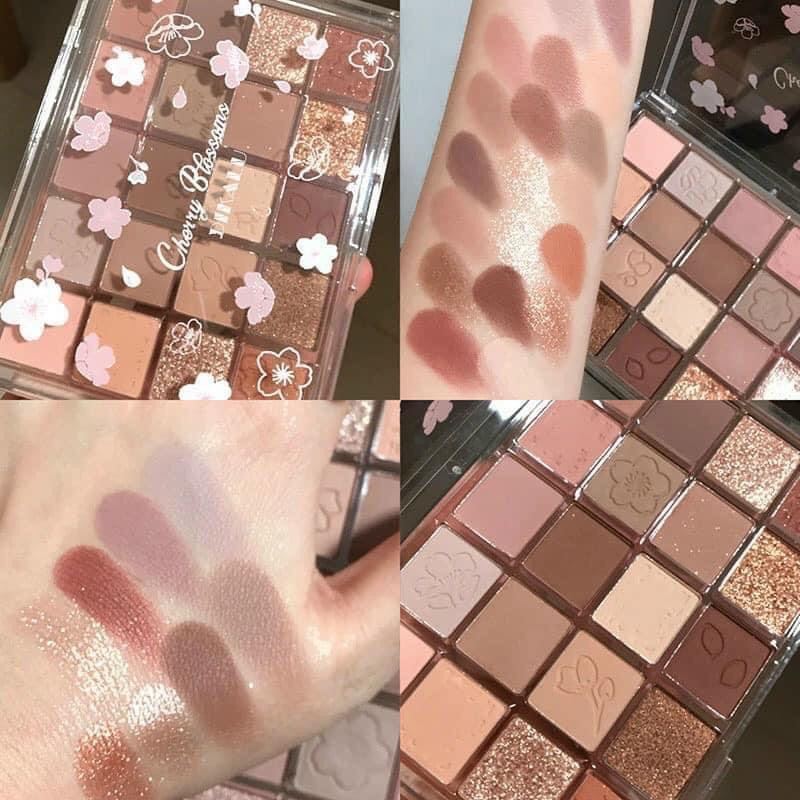 Bảng mắt 20 ô Holdlive Evening Sakura Dance Eyeshadow Palette