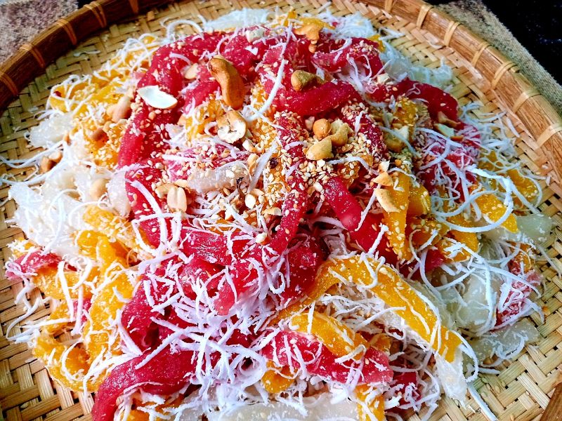 Bánh tằm khoai mì hấp