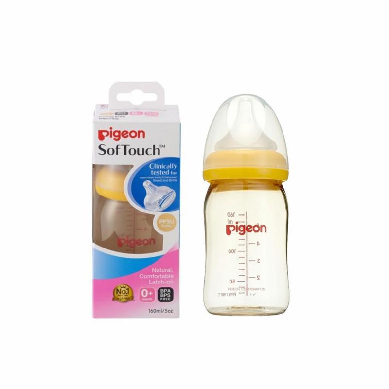 Bình sữa cổ rộng PPSU Plus Pigeon