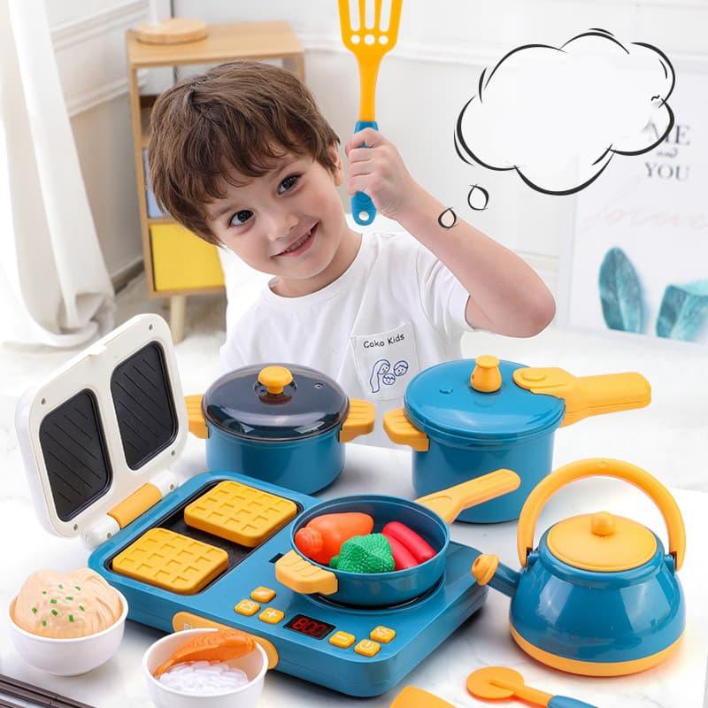Bộ đồ chơi nấu ăn xuất xứ Trung Quốc gây hại cho sức khỏe trẻ nhỏ