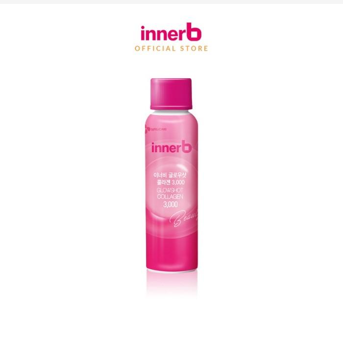 Bộ sản phẩm 4 hộp nước uống Collagen Vitamin C sáng da Innerb Glowshot