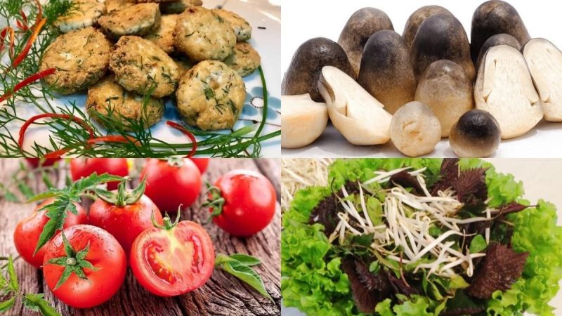 Bún chả cá chay từ chả làm sẵn