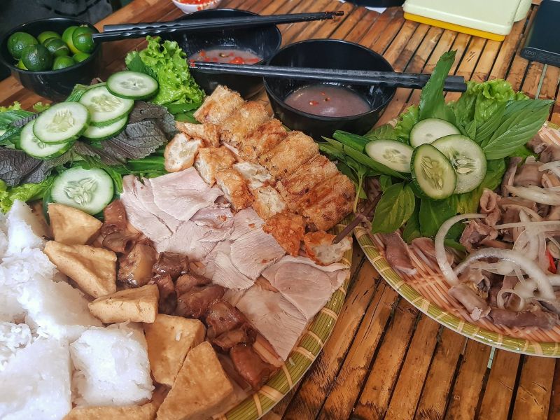 Bún đậu mắm tôm Bà Trâm
