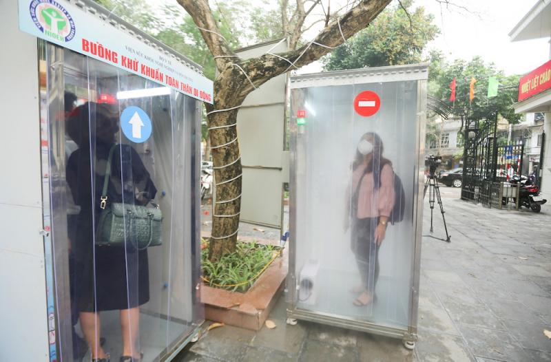 Buồng phun khử khuẩn tự động