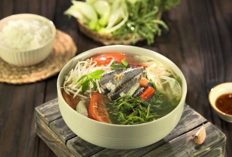 Canh chua có hương vị đậm đà