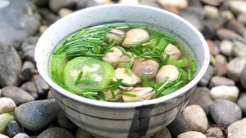 Canh mướp chay