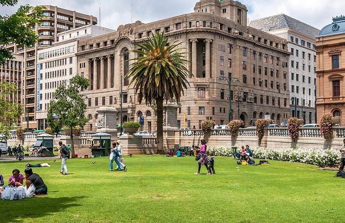 Đi bộ khi tham quan các địa điểm ở Cape Town