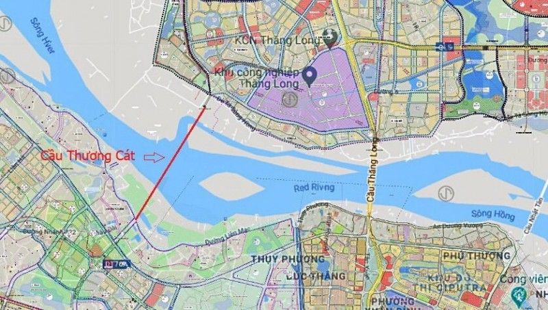 Cầu Thượng Cát (gần 8.300 tỷ đồng)