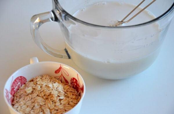 Cháo yến mạch sữa tươi