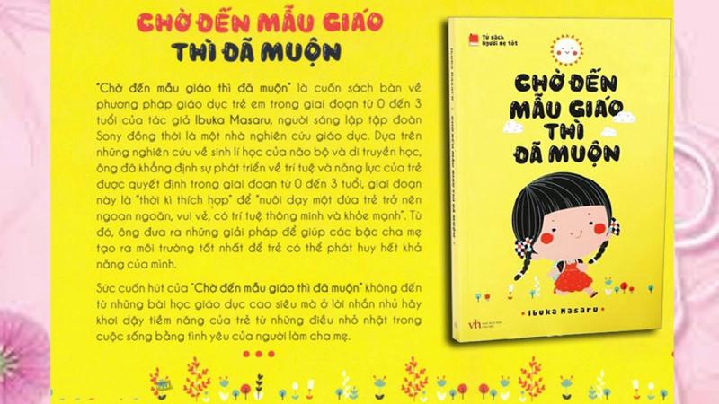 Chờ đến mẫu giáo thì đã muộn