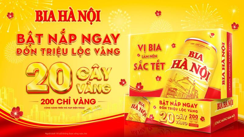 Chương trình khuyến mãi Tết 2024 của Bia Hà Nội