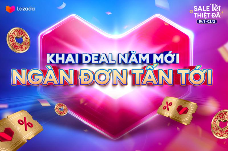 Chương trình khuyến mãi tết nguyên đán 2024 của Lazada