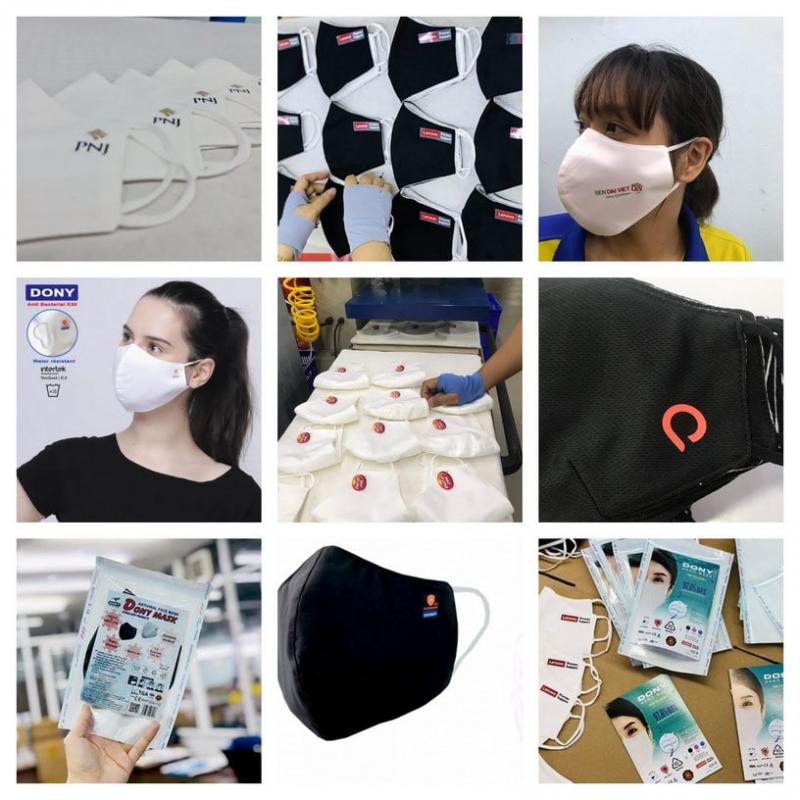 Các thương hiệu sử dụng khẩu trang in logo để bảo vệ nhân viên và khách hàng mùa dịch này. Mỗi chiếc khẩu trang đều đóng gói trong bao bì chuẩn CE và được triệt trùng trước khi đến tay người dùng