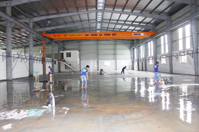 Vệ sinh nhà xưởng nhà máy