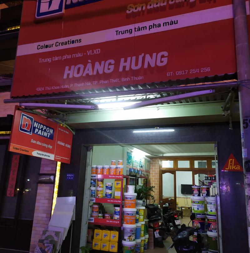 Cửa hàng sơn Hoàng Hưng