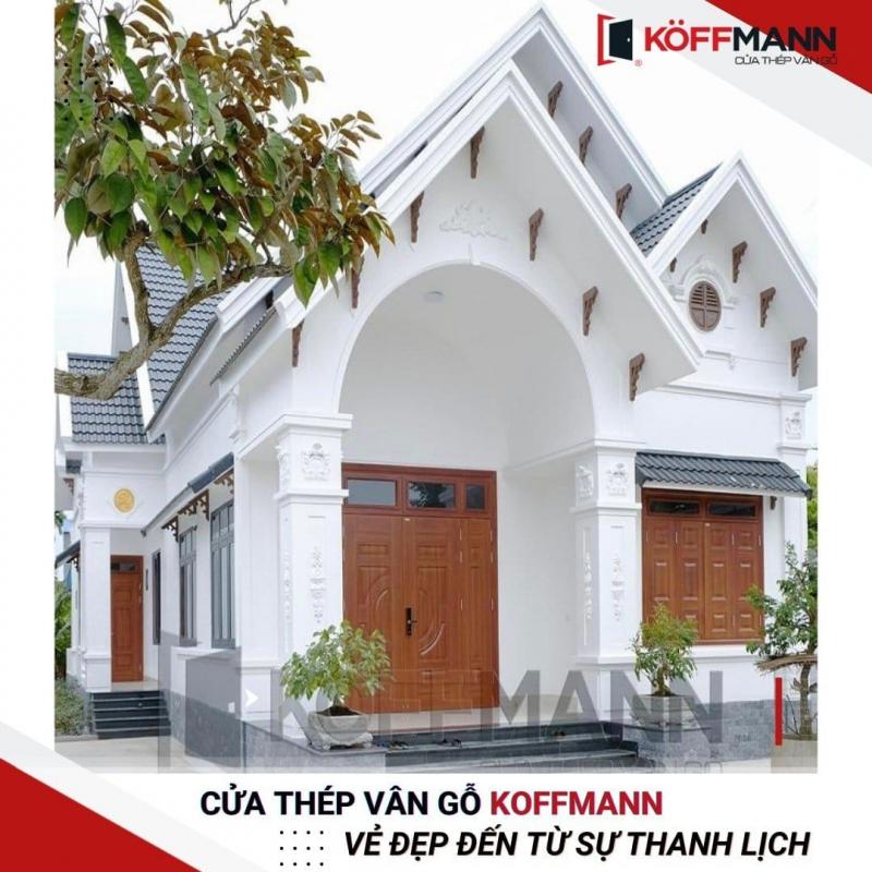 Cửa Thép Vân Gỗ KoffMann Hải Phòng