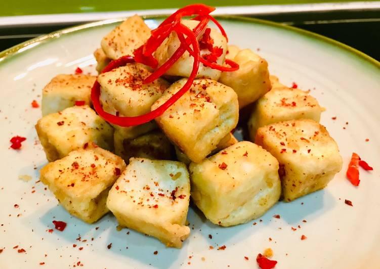 Đậu phụ chiên cay
