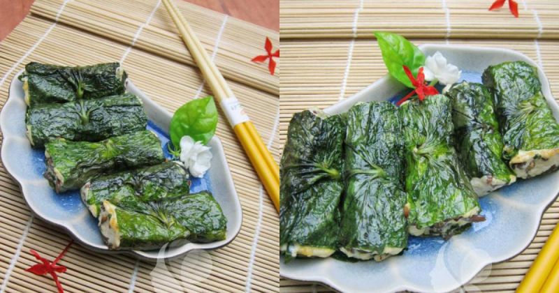 Đậu phụ cuốn lá lốt