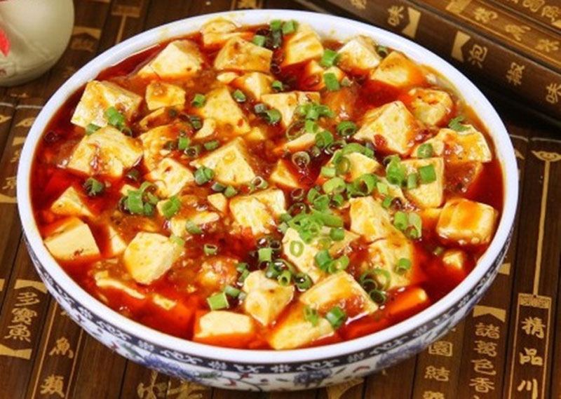 Đậu phụ non sốt cay