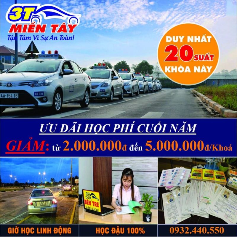Dạy lái xe 3T Bến Tre