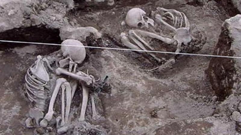 Hài cốt nạn nhân dịch Cocolitztli Mexico