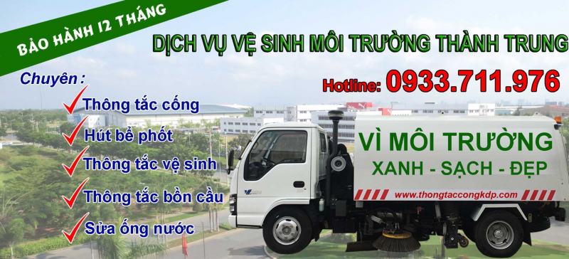 Dịch vụ vệ sinh môi trường Thành Trung